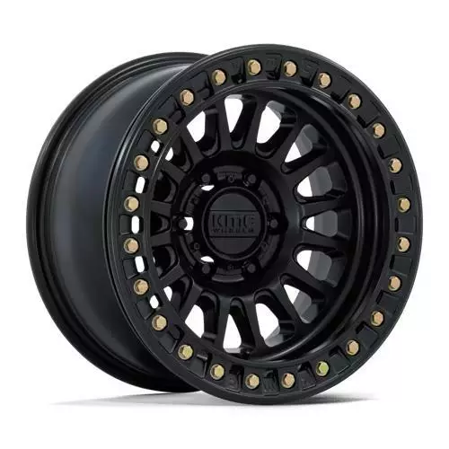 KM239 IMPACT BEADLOCK MATTE BLACK 9x17 6/135 ET1 CB87.1 60° - Alumiinivanteet - 359738 - 1
