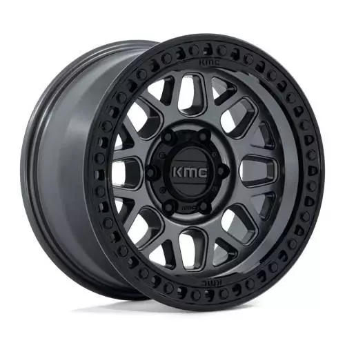 KM549 GRS GLOSS GUNMETAL W/ GLOSS BLACK LIP 9x17 5/150 ET18 CB110.1 60° - Alumiinivanteet - 372738 - 1