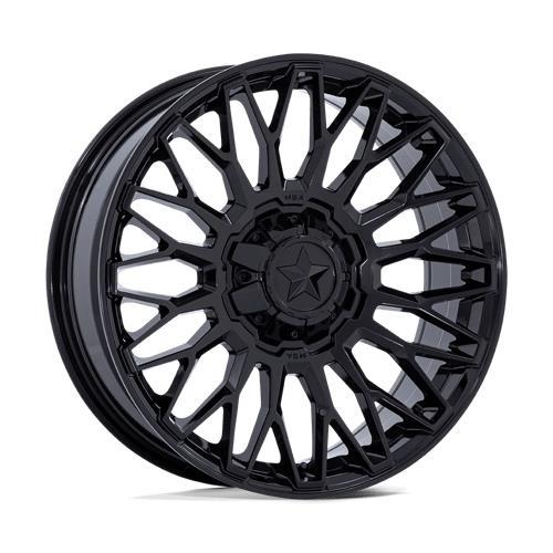M50 CLUBBER GLOSS BLACK 7x22 4x137/156 ET0 CB110.1 60° 567 kg - Alumiinivanteet - 341558 - 1