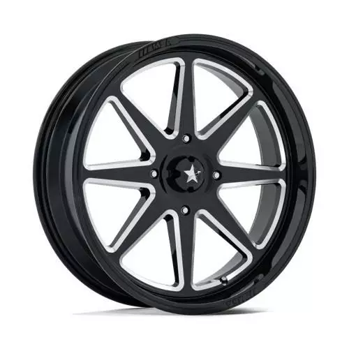 M54 SPARK UTV GLOSS BLACK MILLED 7x18 5/114,3 ET10 CB72.6 60° - Alumiinivanteet - 369398 - 1