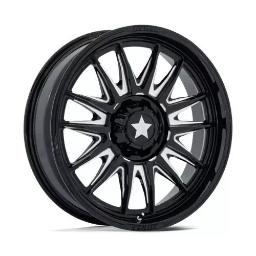 M55 COMMANDER UTV GLOSS BLACK MILLED 10x24 4/137/156 ET-25 CB110.1 60° - Alumiinivanteet - 370078 - 1