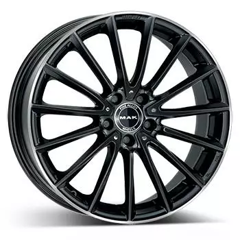 MAK Komet Gloss Black M.Ring 8x20 5/112 ET40 CB66,6 R14 - Alumiinivanteet - 365148 - 1
