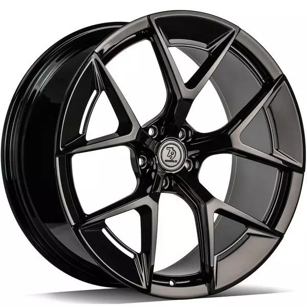 MF.18 Black Glossy 10x22 5/112 ET20 CB66.6 60° - Alumiinivanteet - 373018 - 1