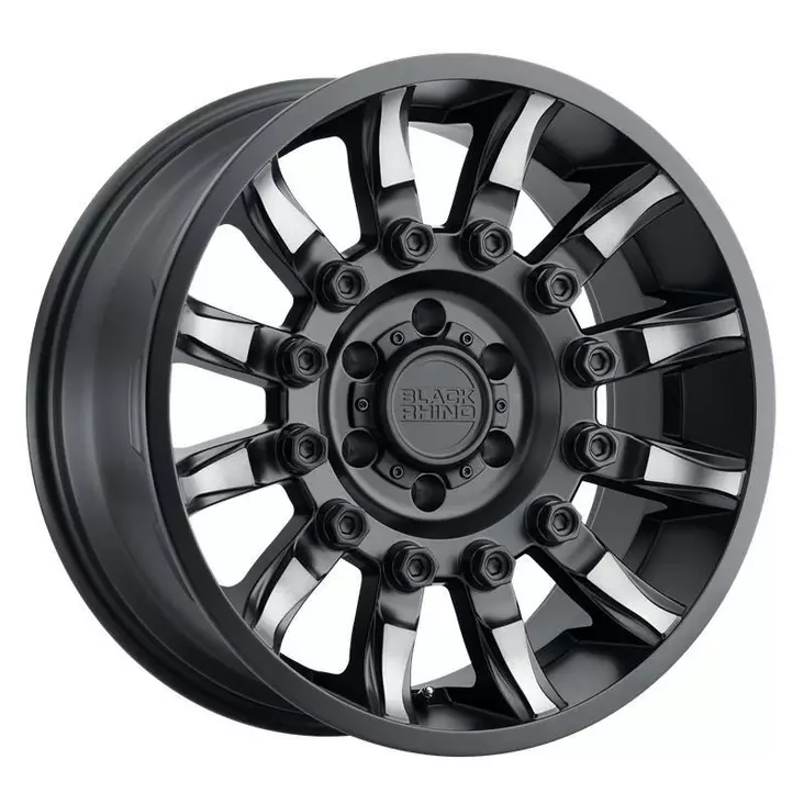 MISSION MATTE BLACK W/ MACHINED TINTED SPOKES 9x20 8/165,1 ET6 CB122,4 60° - Alumiinivanteet - 353648 - 1