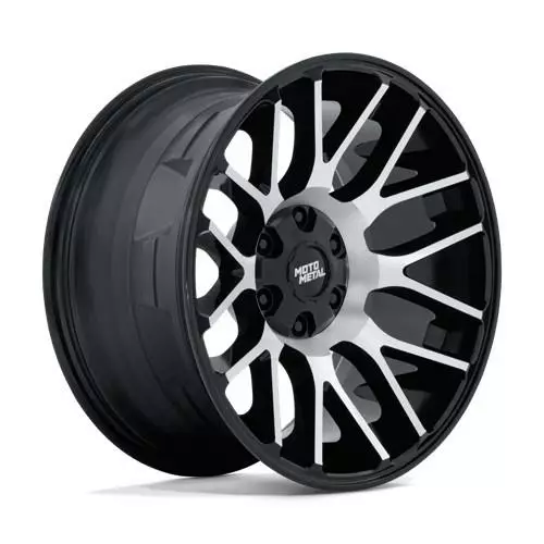 MO816 OVERLOOK GLOSS BLACK W/ MACHINED FACE 9x20 5/114,3/127 ET1 CB78.1 60° - Alumiinivanteet - 369528 - 1