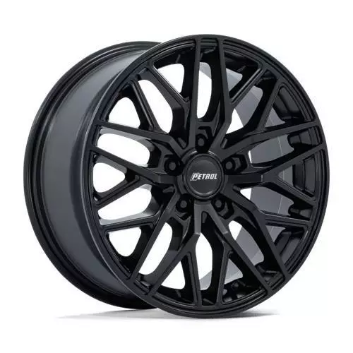 PE004 P3E MATTE BLACK 8x17 5/114,3 ET40 CB72,6 60° - Alumiinivanteet - 359338 - 1