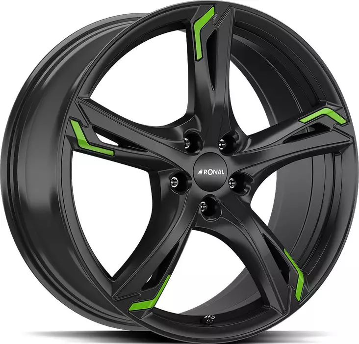 RONAL R62 Green Jet Black 8x19 5/114,3 ET40 CB82,0 60° - Alumiinivanteet - 345168 - 1