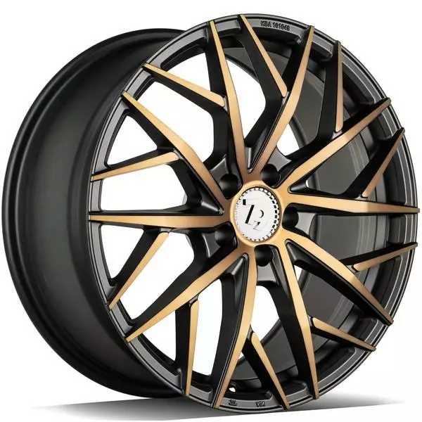 SSF-1 Black Glossy Gold Front 7,5x17 5/112 ET40 CB66.6 60° - Alumiinivanteet - 373198 - 1