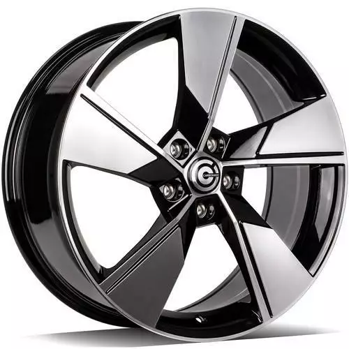 UNIVERSE Black Front Polished 7,5x18 5x112 ET45 CB57.1 60° 690 kg - Alumiinivanteet - 348488 - 1