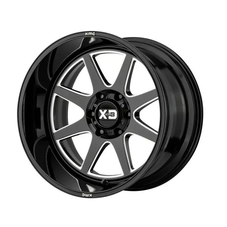 XD844 Gloss Black Milled 10x20 6/135 ET-18 CB87,1 60° - Alumiinivanteet - 238868 - 1