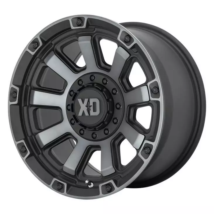 XD852 Satin Black With Gray Tint 9x20 5/139,7/150 ET0 CB110,1 60° - Alumiinivanteet - 267828 - 1