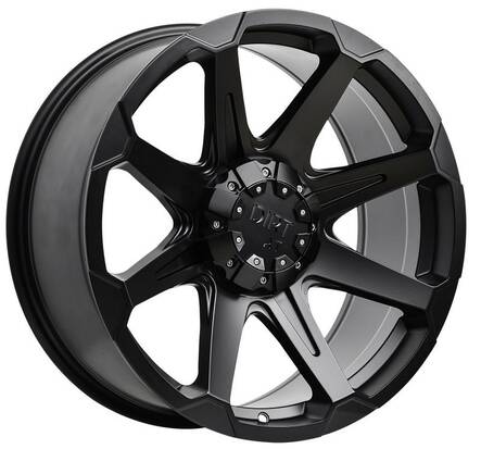 D05 Flatblack 9x18 5/120/139,7 ET20 CB78.1 60° - Alumiinivanteet - 309059 - 1