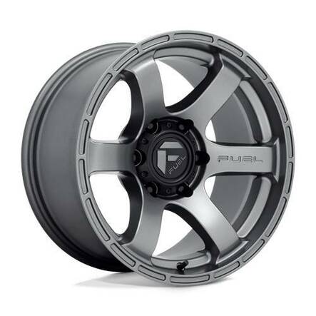 D767 RUSH MATTE GUN METAL 9x18 6/120 ET20 CB67.1 60° - Alumiinivanteet - 326209 - 1