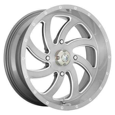 MA36 Brushed Titanium 7x18 4/137 ET0 CB112.0 60° - Alumiinivanteet - 259829 - 1