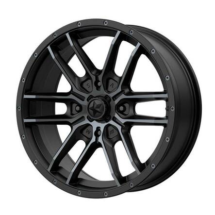 MA43 Satin Black With Titanium Tint 7x20 4/156 ET10 CB132.0 60° - Alumiinivanteet - 274399 - 1