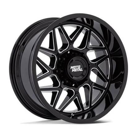 MO812 TURBINE GLOSS BLACK MILLED 9x20 6/139,7 ET1 CB106.1 60° - Alumiinivanteet - 331799 - 1