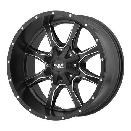 MO970 Satin Black Milled 10x18 6/135/139,7 ET-24 CB106.3 60° - Alumiinivanteet - 242159 - 1