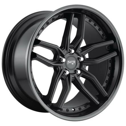 NC194 GLOSS BLACK MATTE BLACK 8,5x19 5/114,3 ET35 CB72.6 60° - Alumiinivanteet - 244869 - 1