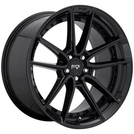 NC223 GLOSS BLACK 9x20 5/115 ET18 CB71.5 60° - Alumiinivanteet - 248369 - 1