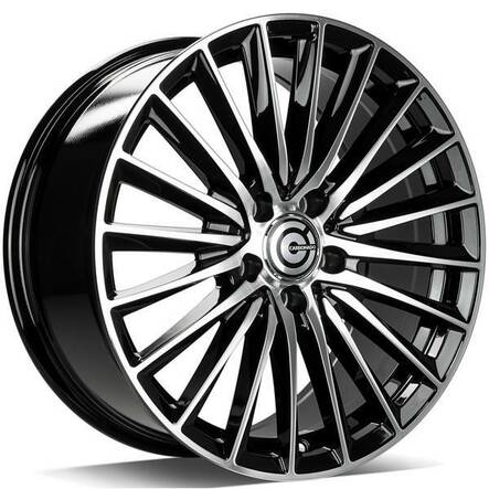 Prestige Black Front Polished 7,5x17 5/112 ET45 CB66.5 60° - Alumiinivanteet - 323959 - 2