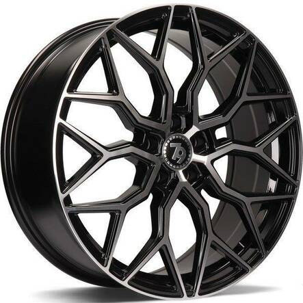 SV-K Black Front Polished 8x20 5/112 ET30 CB66.5 60° - Alumiinivanteet - 313749 - 1