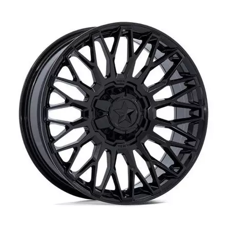 M50 CLUBBER GLOSS BLACK 7x15 5/114,3 ET10 CB72.6 60° - Alumiinivanteet - 341099 - 1