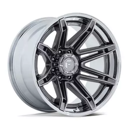 FC401 BRAWL PLATINUM W/ CHROME LIP 10x20 6/139,7 ET-18 CB106.1 60° - Alumiinivanteet - 341359 - 1