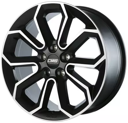C20 Matt Black Polished 8x19 5/112 ET50 60° - Alumiinivanteet - 360629 - 1