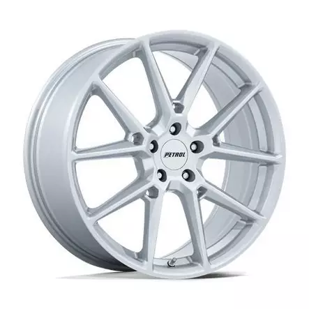 PE002 P1E GLOSS SILVER 8x18 5/112 ET40 CB72.6 60° - Alumiinivanteet - 361029 - 1