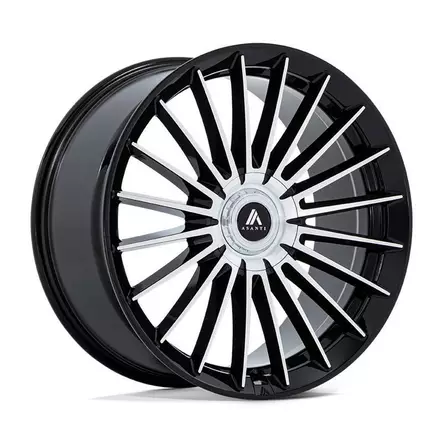 AB048 VICEROY GLOSS BLACK W/ MACHINED FACE 9x22 5/112/120 ET27 CB72,6 60° - Alumiinivanteet - 353699 - 1