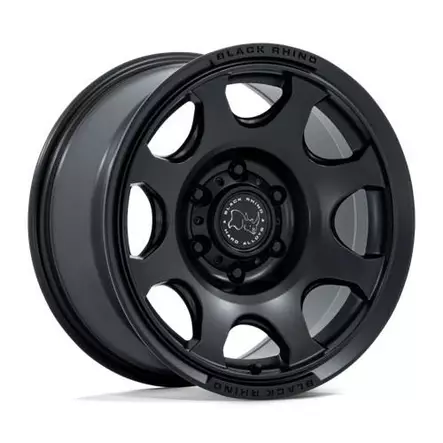 BR037 TEMBO MATTE BLACK 8,5x17 6/135 ET0 CB87.1 60° - Alumiinivanteet - 368649 - 1