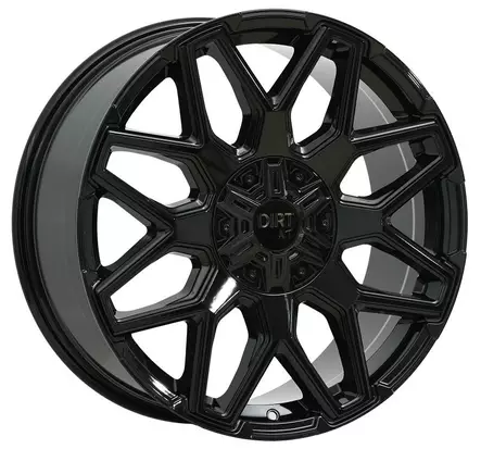 D212 Glossblack 8x18 5/118/130 ET48 CB84.1 60° - Alumiinivanteet - 357719 - 1