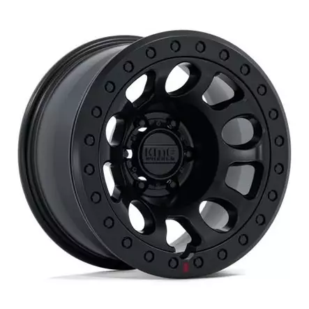 KM241 E25 BEADLOCK BLACKOUT 9x17 8/165,1 ET-38 CB125.1 60° - Alumiinivanteet - 369219 - 1