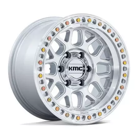 KM549 GRS GLOSS SILVER W/ MACHINED FACE 9x20 6/135 ET18 CB87.1 60° - Alumiinivanteet - 361789 - 1