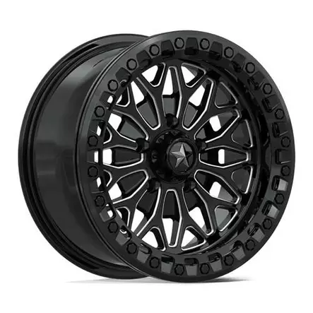 MA53 BOLO UTV BEADLOCK GLOSS BLACK MILLED 7x15 4/156 ET10 CB115.1 60° - Alumiinivanteet - 369359 - 1