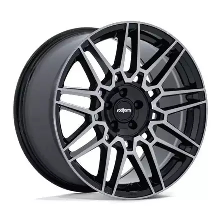 RC215 TDX GLOSS BLACK DOUBLE DARK TINT 9,5x19 5/112 ET25 CB66.6 60° - Alumiinivanteet - 372609 - 1
