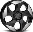 ALUTEC Solar Diam Black Pol 8x19 5/112 ET36 CB57,1 R14 - Alumiinivanteet - 338329 - 1