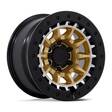 BR016 TUSK MATTE GOLD W/ MACHINED RING 8,5x17 6/139,7 ET-10 CB106.1 60° - Alumiinivanteet - 333629 - 1