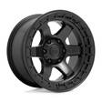 D750 BLOCK MATTE BLACK W/ BLACK RING 9x18 6/135 ET20 CB87,1 60° - Alumiinivanteet - 333289 - 1