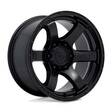 D766 RUSH SATIN BLACK 9x18 6/139,7 ET-12 CB106.1 60° - Alumiinivanteet - 328899 - 1
