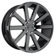 DC219 GLOSS BLACK 9,5x22 6/139,7 ET20 CB106.1 60° - Alumiinivanteet - 245019 - 1