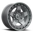 FC734 Matte Gun Metal 9x17 5/127 ET-12 CB71,5 60° - Alumiinivanteet - 270479 - 1