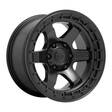 FC750 Matte Black With Black Ring 9x17 6/135 ET1 CB87,1 60° - Alumiinivanteet - 280999 - 1