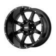 MO970 Gloss Black With Milled Lip 9x17 8/165,1 ET-12 CB125,5 60° - Alumiinivanteet - 297409 - 1