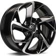 Nantes Black Front Polished 6,5x15 4/108 ET25 CB65.1 60° - Alumiinivanteet - 314179 - 1