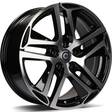 Nice Black Front Polished 7,5x17 5x108 ET45 CB67.1 60° 690 kg - Alumiinivanteet - 313679 - 1