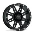 PA31 STRYLER FLAT BLACK 9x17 8/165,1 ET-6 CB125.2 60° - Alumiinivanteet - 327579 - 1