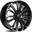 Panther Black Front Polished 7x17 5/114,3 ET45 CB73,1 60° - Alumiinivanteet - 313489 - 1