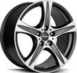 RONAL R55 SUV Matt Black Front Cut 9,5x20 5x127 ET35 CB71.5 60° 1050 kg - Alumiinivanteet - 335499 - 1