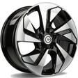 Tsunami Black Front Polished 7x17 5/114,3 ET45 CB73,1 60° - Alumiinivanteet - 322349 - 1